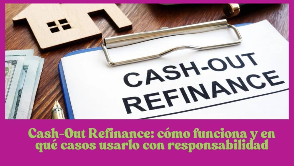 Cash-Out Refinance: cómo funciona y en qué casos usarlo con responsabilidad