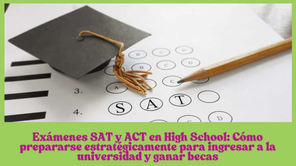 Examenes SAT y ACT en High School como preprarse estrategicamente para ingresar a la Universidad y ganar Becas