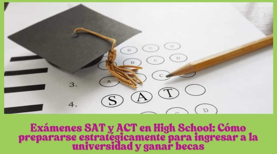 🎓 Exámenes SAT y ACT en High School: Cómo prepararse estratégicamente para ingresar a la universidad y ganar becas