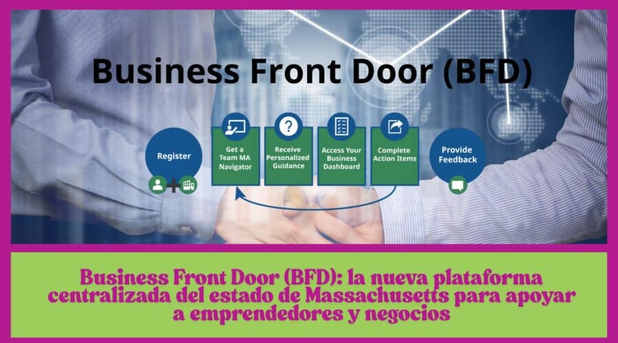 Business Front Door (BFD): la nueva plataforma centralizada del estado de Massachusetts para apoyar a emprendedores y negocios