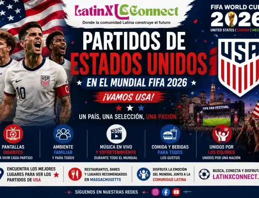 Estados Unidos en el Mundial FIFA 2026 | Fechas, Horarios y Dónde Ver los Partidos en Massachusetts